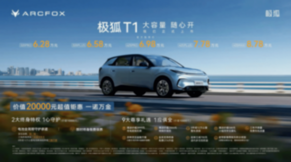 6.28萬起的極狐T1,A0級市場究竟有多能打?