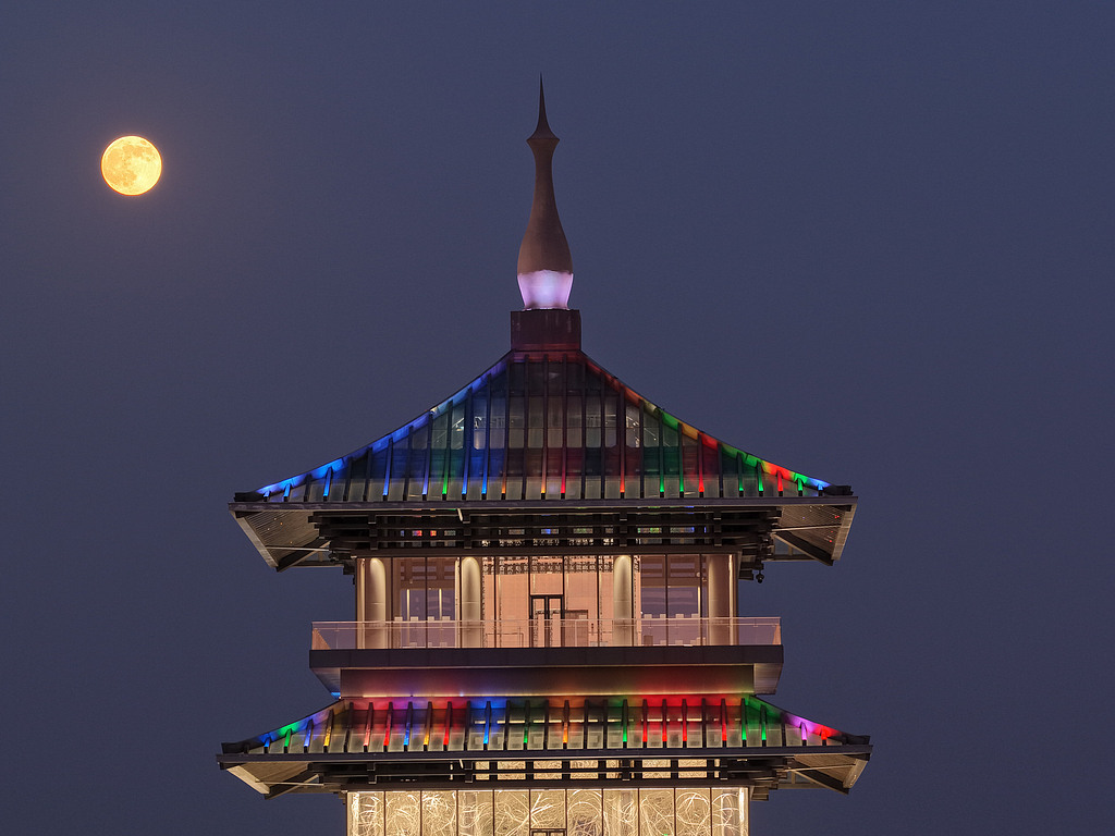 驚艷大圖來了!一起“云賞”年度最大超級月亮