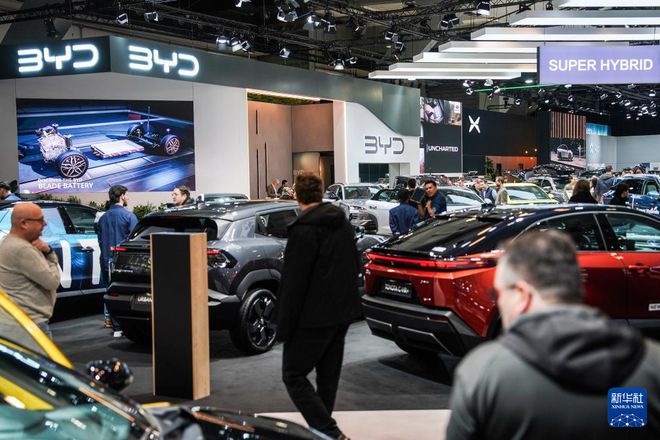 中國電動車亮相2026布魯塞爾車展